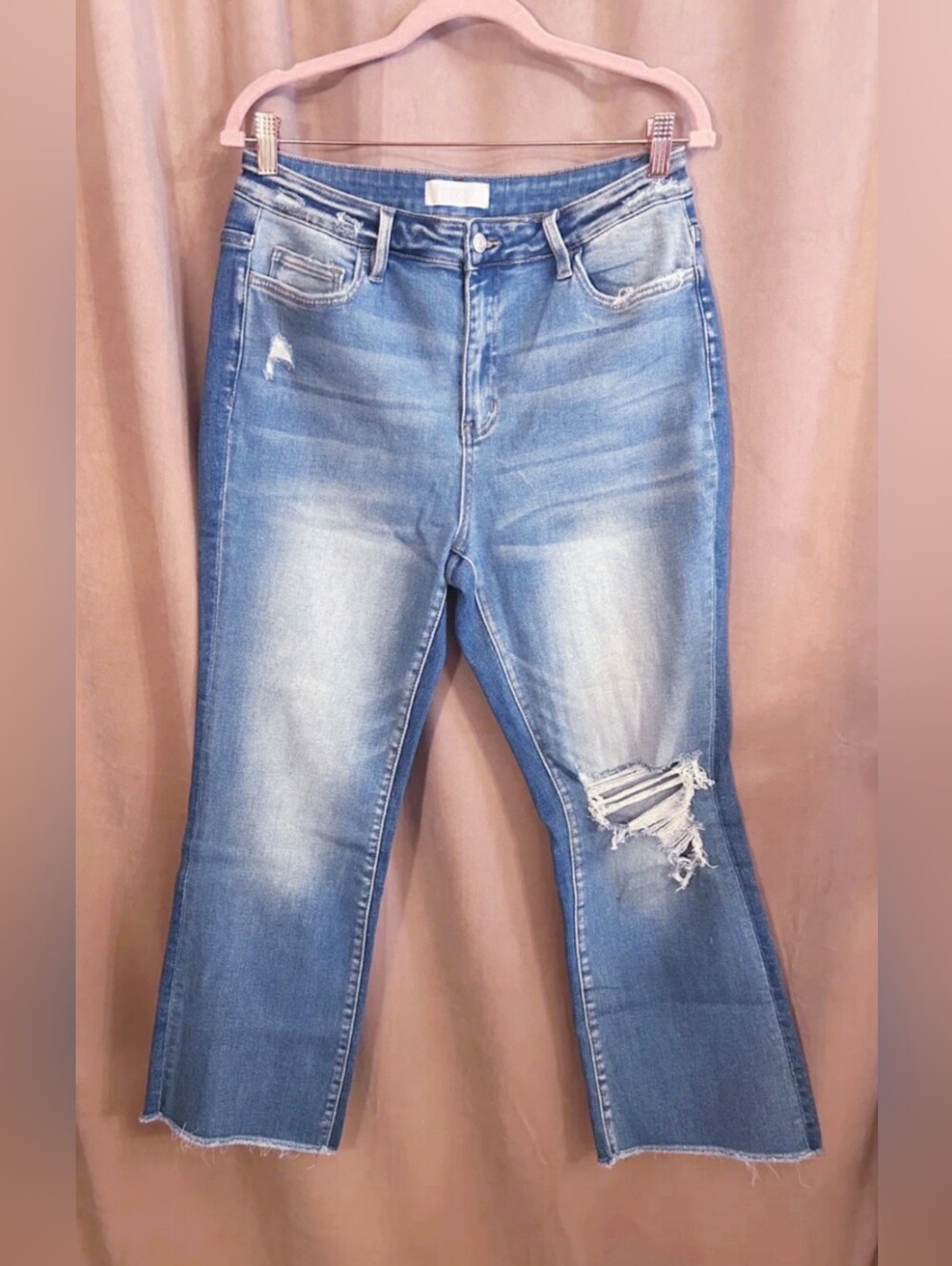 VERVET RAW HEM JEANS
